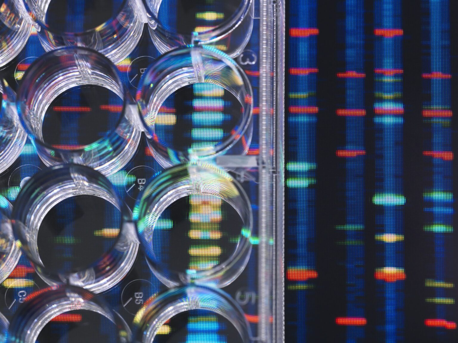 DNA Research, Samples of DNA in a multi well plate